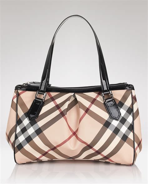 burberry nova check tote replica|Burberry medium top handle tote.